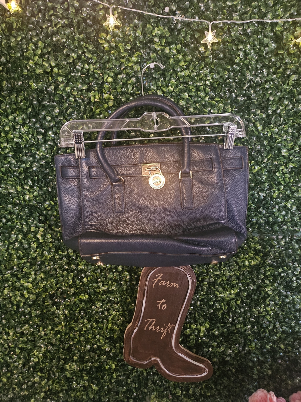 Michael Kors Hamilton Large Leather Satchel